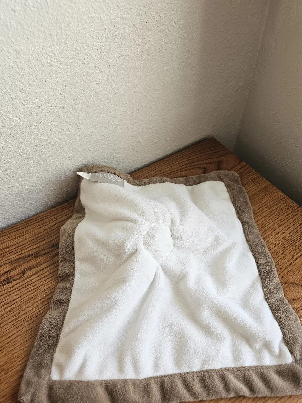 4/$10 Plush Deer Lovie Infant Blankie Toy Hunter Blanket Neutral Brown Cream